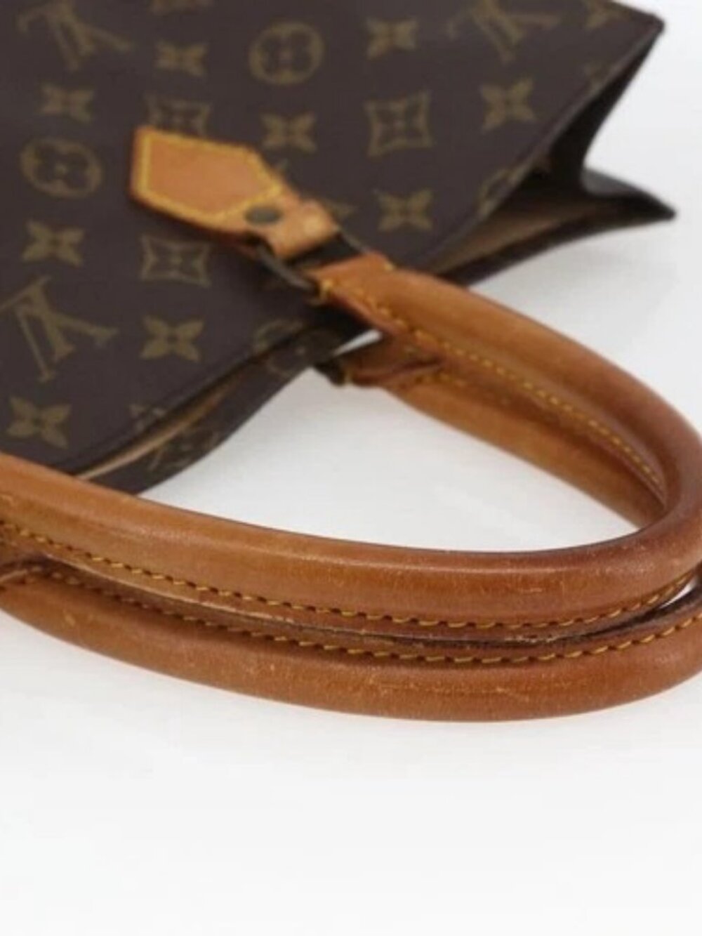 LOUIS VUITTON Monogram Sac Plat Hand Bag M51140 LV Auth bs32926 - Picture 7 of 16
